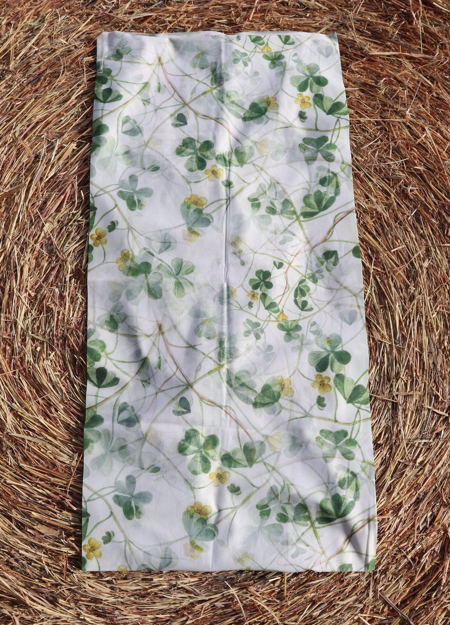 UV Protection Tube Scarf - Botanical clover 2