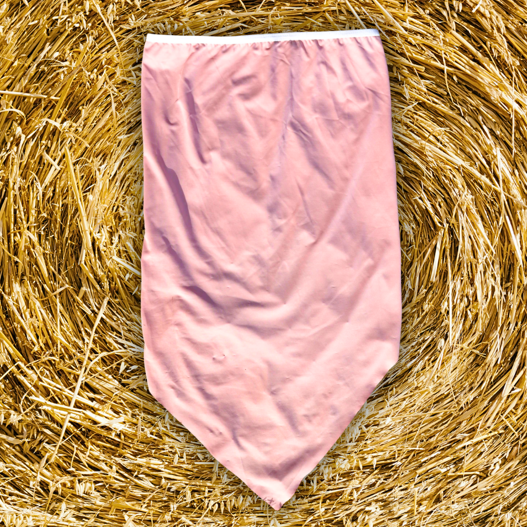 UPF50+ V-Neck Face Mask Scarf - Plain Colour