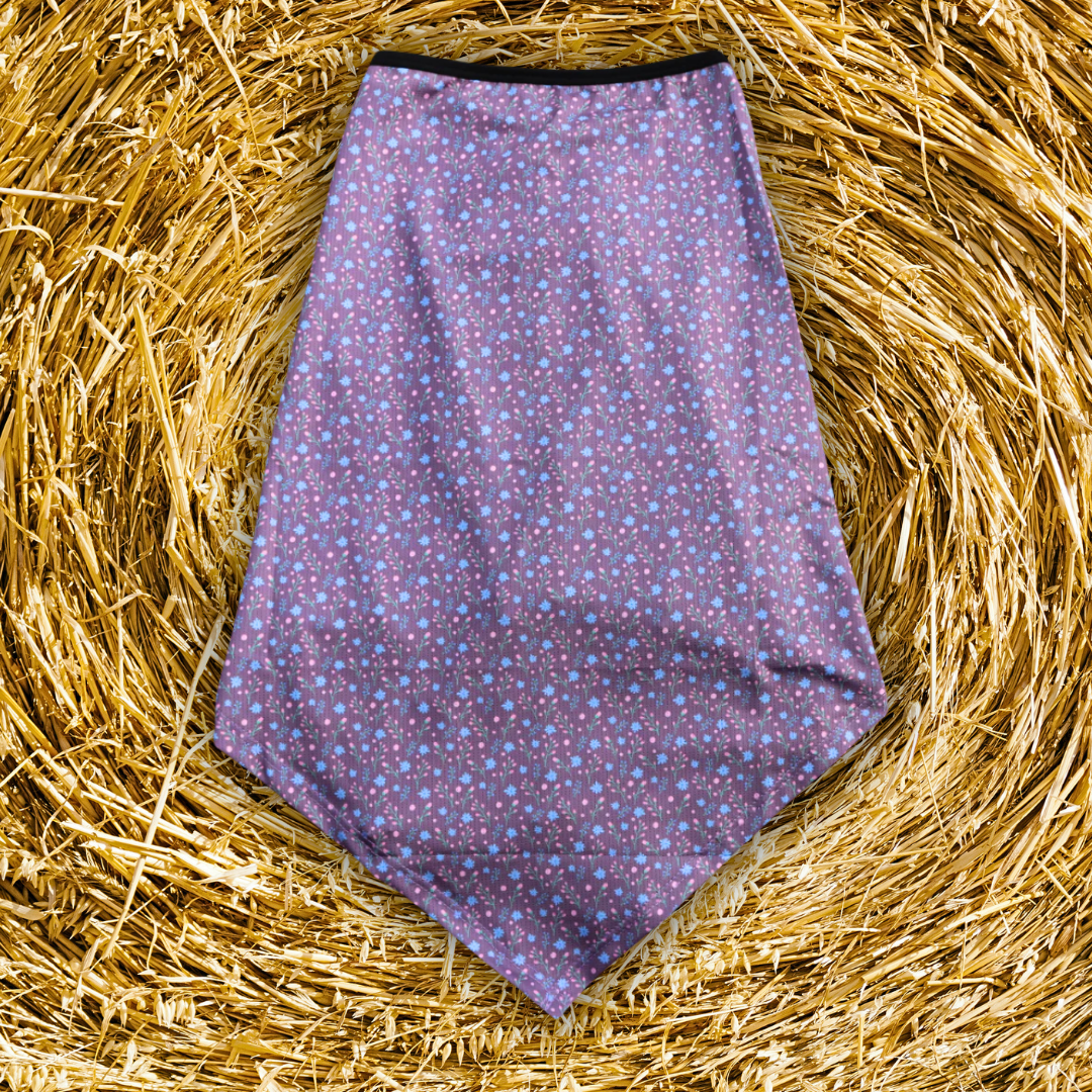 UPF50+ V-Neck Face Mask Scarf - Patterned