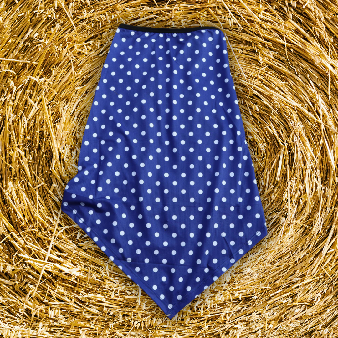 UPF50+ V-Neck Face Mask Scarf - Patterned