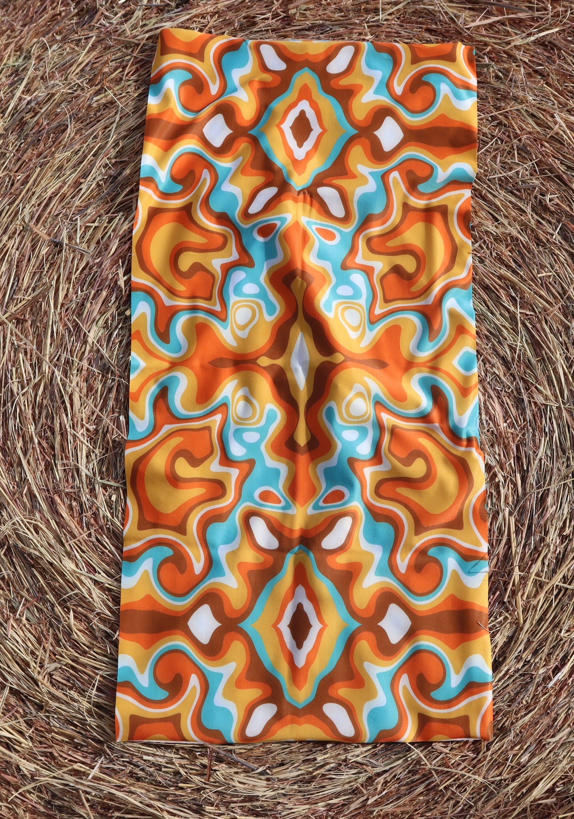 UV Protection Tube Scarf - Bronze Brown 2