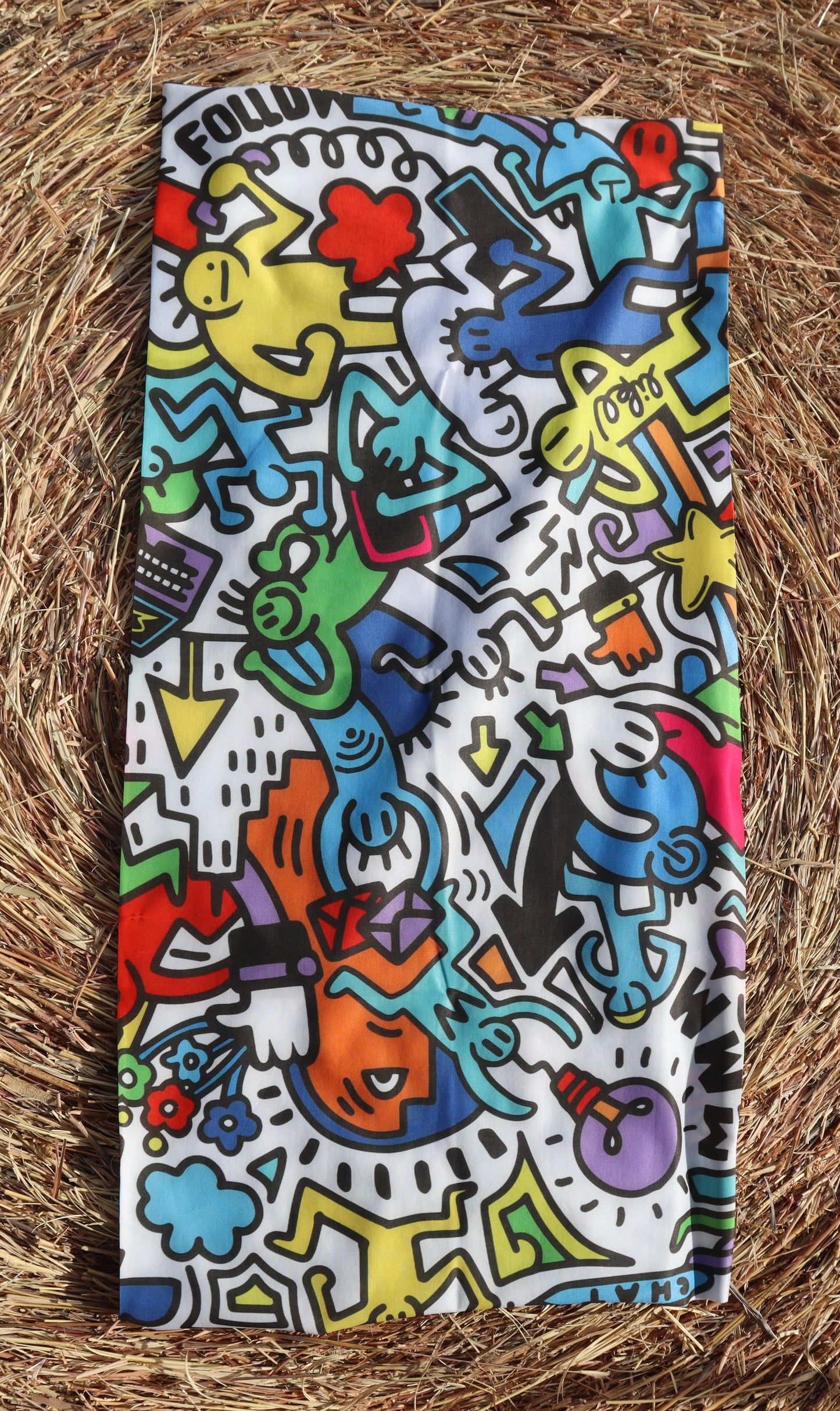 UV Protection Tube Scarf - Geometrical earth 2