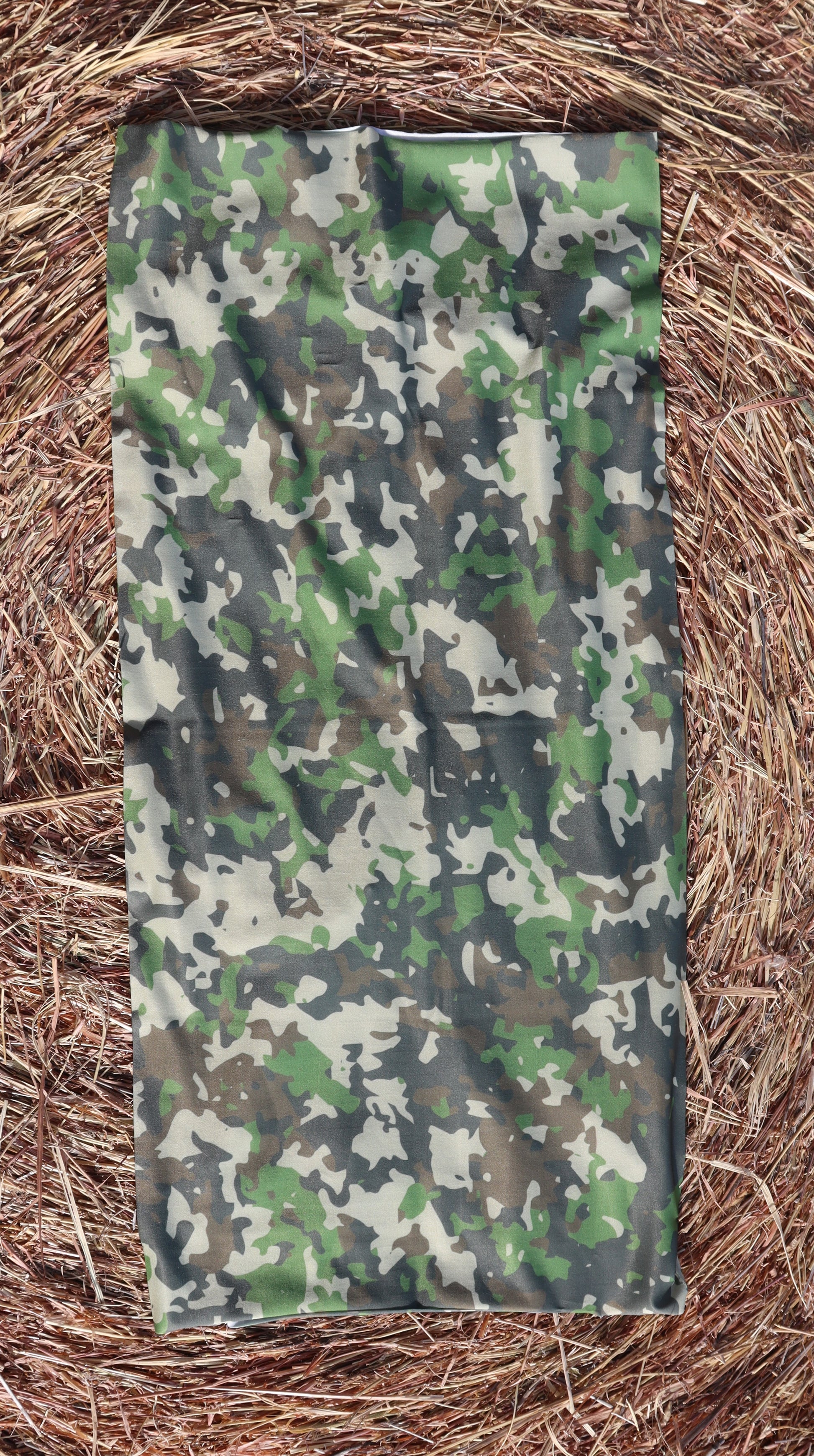 UV Protection Tube Scarf - Green Camouflage 2