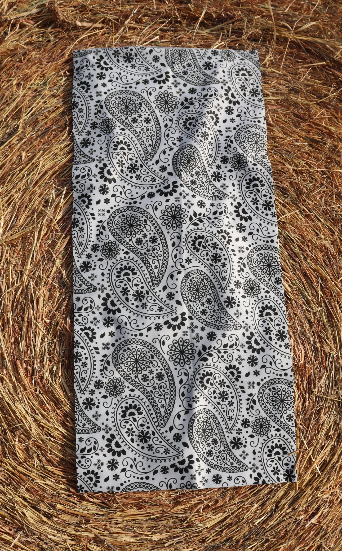 UV Protection Tube Scarf - Paisley Noir 2